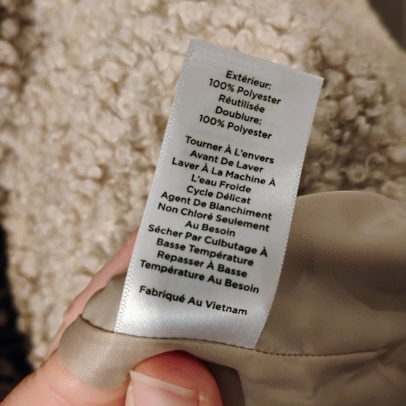 Cozy Cream Teddy Jacket - Picture 8 of 12